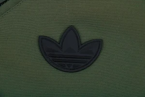 Adidas Three-Stripes Padded Flight Jacket Olive Green Logo