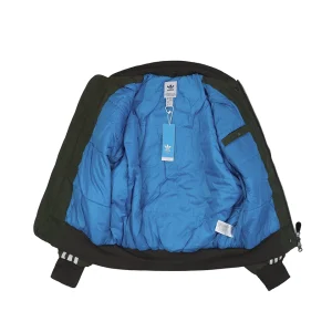 Adidas Three-Stripes Padded Flight Jacket Olive Green9.jpeg