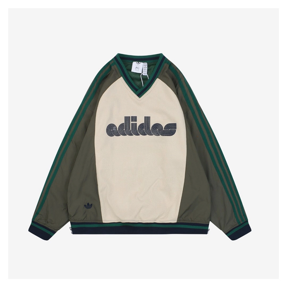 Adidas × Brain Dead V-Neck Sweatshirt