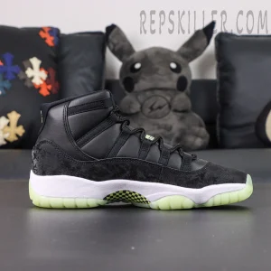 Air Jordan 11 Retro GS ‘Inner Beast’ — Lateral view showing premium leather panels and carbon fiber midfoot shank.
