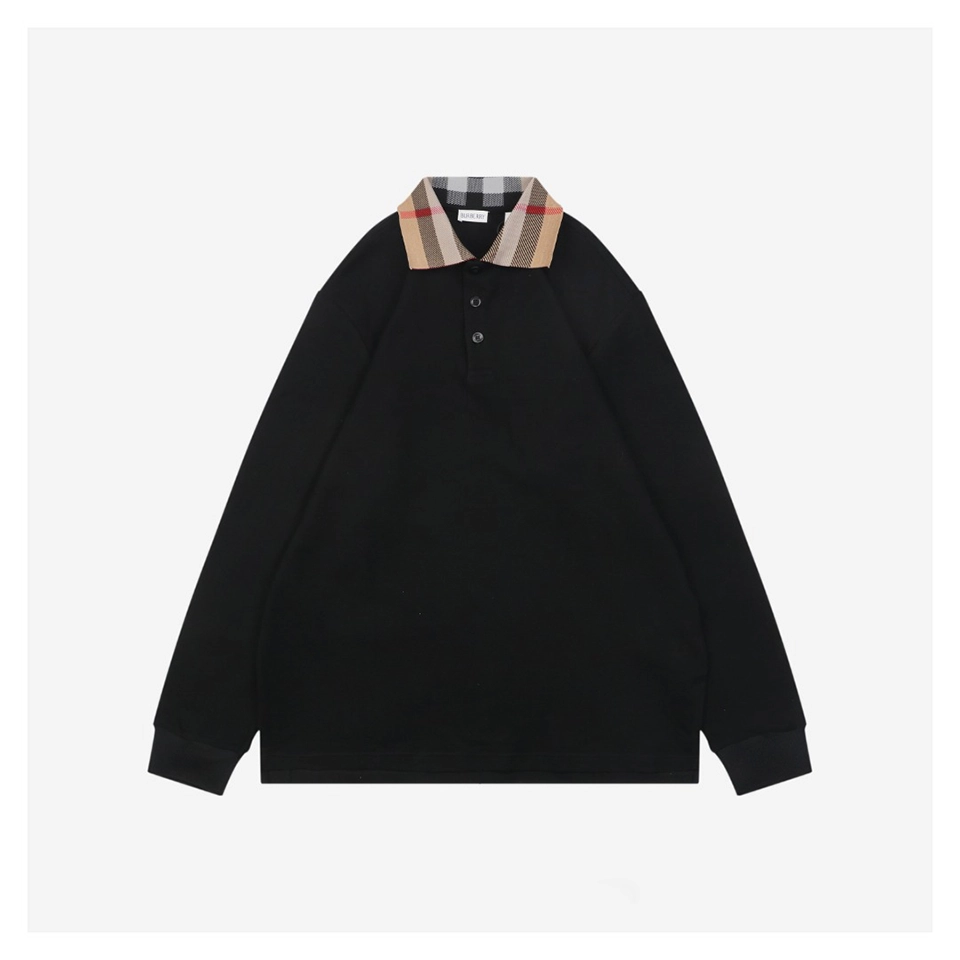 BBry Check Collar Polo Shirt