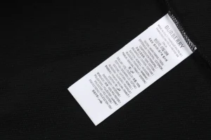 BBry Check Collar Polo Shirt Wash tag