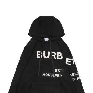 BBry Multi-letter Print Hoodie Black