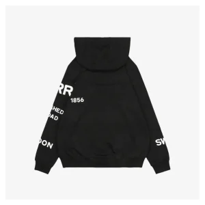 BBry Multi-letter Print Hoodie Black