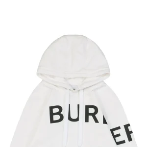 BBry Multi-letter Print Hoodie White