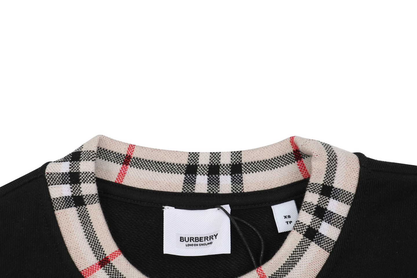 BBry Plaid Collar Logo Embroidered Crewneck Sweatshirt18.jpeg