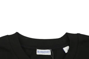 BBry Signature Rope Embroidery Shirt Black Neckline