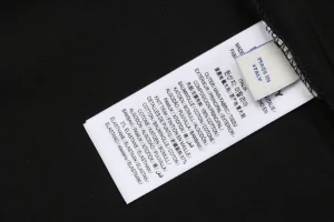 BBry Signature Rope Embroidery Shirt Wash tag