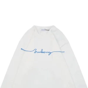 BBry Signature Rope Embroidery Shirt White