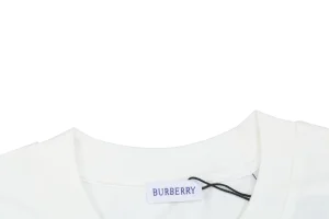 BBry Signature Rope Embroidery Shirt White Neckline