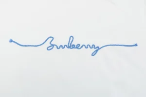 BBry Signature Rope Embroidery Shirt White Front side Print