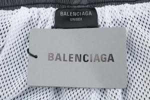 Balenciaga Color-Block Wide-Leg Pants Logo tag