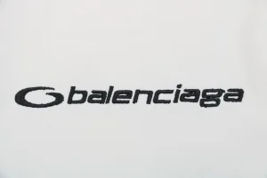 Balenciaga Color-Block Wide-Leg Pants Logo
