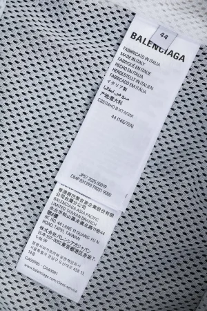 Balenciaga Color-Block Wide-Leg Pants Wash tag