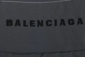 Balenciaga Colorblock Zip-Up Jacket Back side Logo