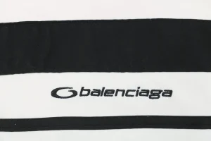 Balenciaga Colorblock Zip-Up Jacket Logo