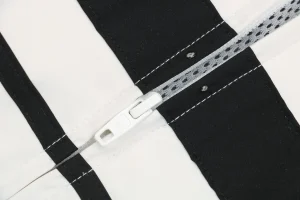 Balenciaga Colorblock Zip-Up Jacket Zipper end