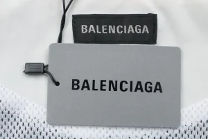 Balenciaga Colorblock Zip-Up Jacket Logo tag