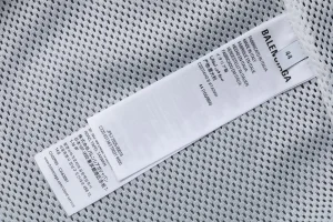 Balenciaga Colorblock Zip-Up Jacket Wash tag