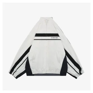 Balenciaga Colorblock Zip-Up Jacket