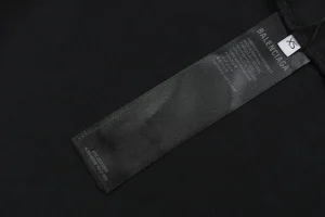 Balenciaga G Logo Arm Tape Print Shirt Wash tag