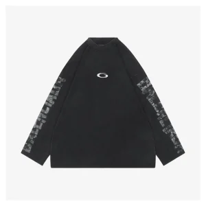 Balenciaga G Logo Arm Tape Print Shirt Front side