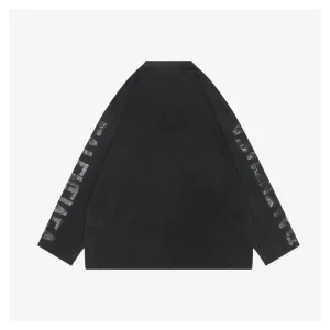 Balenciaga G Logo Arm Tape Print Shirt Back side