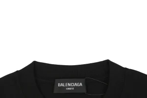 Balenciaga Multilogo Graphic Shirt Neckline