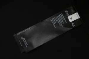 Balenciaga Multilogo Graphic Shirt Black Wash tag