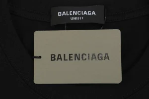 Balenciaga Paris Signature Print Shirt Logo tag