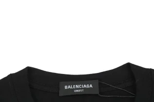 Balenciaga Paris Signature Print Shirt Neckline