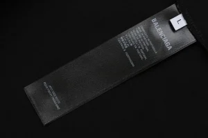 Balenciaga Paris Signature Print Shirt Wash tag