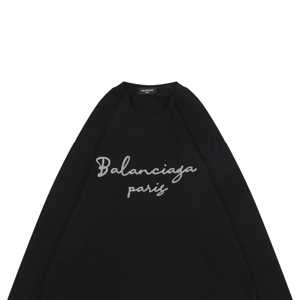 Balenciaga Paris Signature Print Shirt