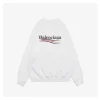 Blcg Political Wave Logo Crewneck Shirt (White/Black)