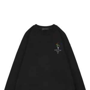 Balenciaga Torch Logo Crewneck Shirt Black