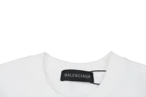 Balenciaga x Adidas Trefoil Logo Crewneck Shirt Neckline