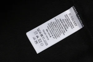 Burberry Equestrian Knight Embossed Logo Hoodie Black Wash tag