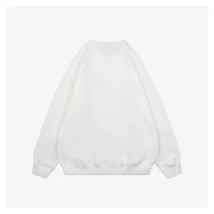 Fendi Tonal Double-F Embossed Crewneck Sweatshirt Black