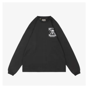 Gallery Dept Skull Surfing Foil Glitter Print Shirt Front side