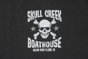 Gallery Dept Skull Surfing Foil Glitter Print Shirt Front side Print