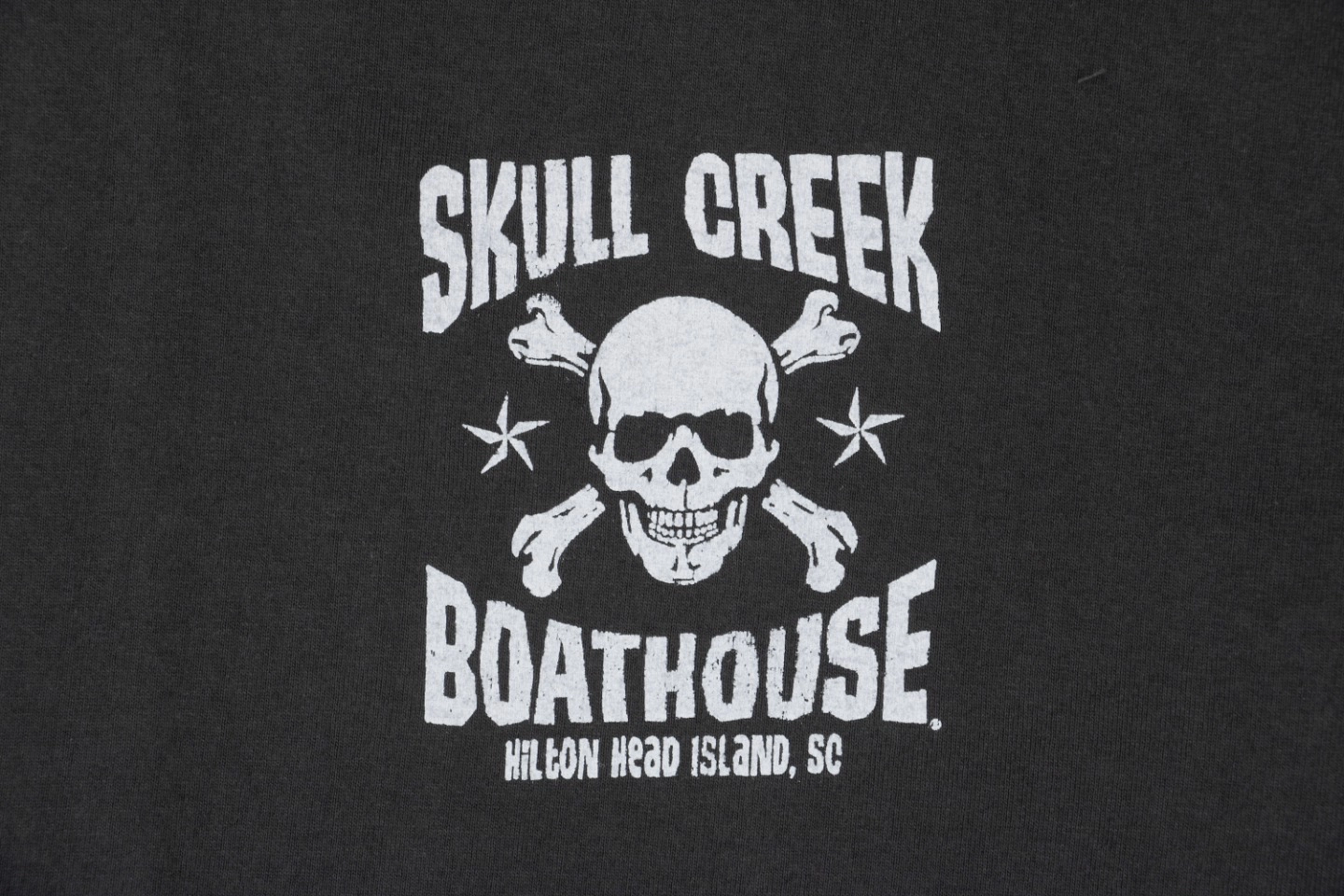 Gallery Dept Skull Surfing Foil Glitter Print Shirt Front side Print