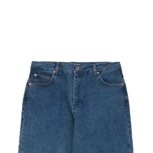 L Anagram Knee Embroidered Denim Pants