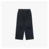 L Black Logo Patch Denim Pants