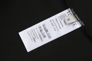 L Hollow Logo Pocket Detail Shirt Wash tag