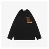 L Hollow Logo Pocket Detail Shirt (Black/White)