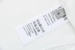 L Hollow Logo Pocket Detail Shirt White Wash tag