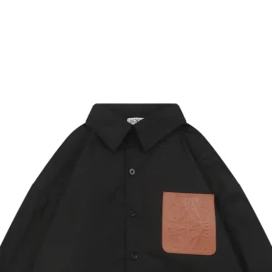L Logo Embossed Pocket Shirt