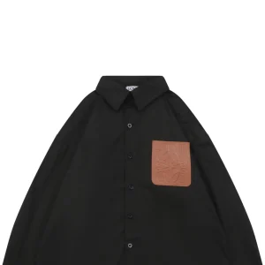 L Logo Embossed Pocket Shirt