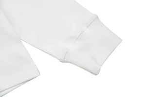 L Small Anagram Embroidery Crewneck Sweatshirt White