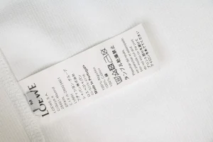 L Small Anagram Embroidery Crewneck Sweatshirt White Wash tag